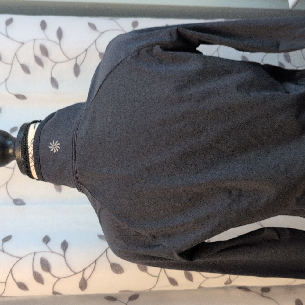 Athleta Black Half-Zip Pullover - Picture 3 of 7
